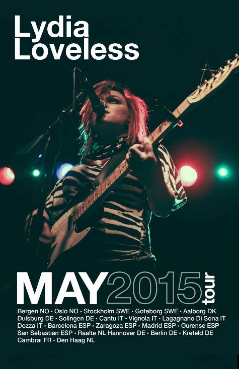 Lydia Loveless tours Europe, starting TOMORROW!
